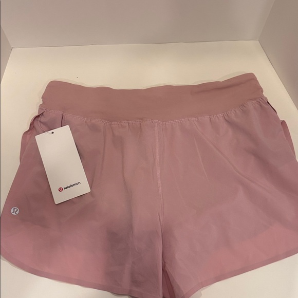 NWT Lululemon Fast & Free High-Rise Split Short 3” Size L PinK - Picture 6 of 7